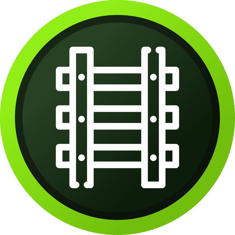 Train Tracks Creative Icon Design vector