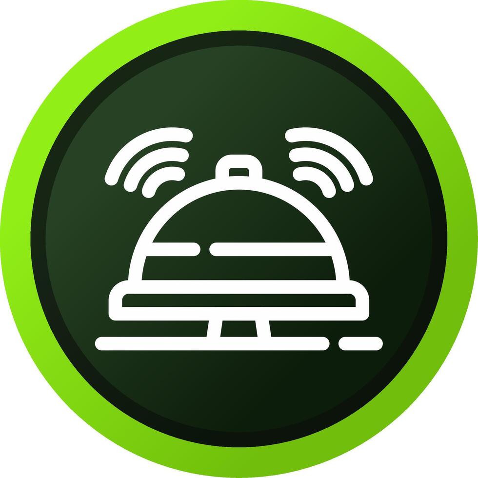 Reception Bell Creative Icon Design vector