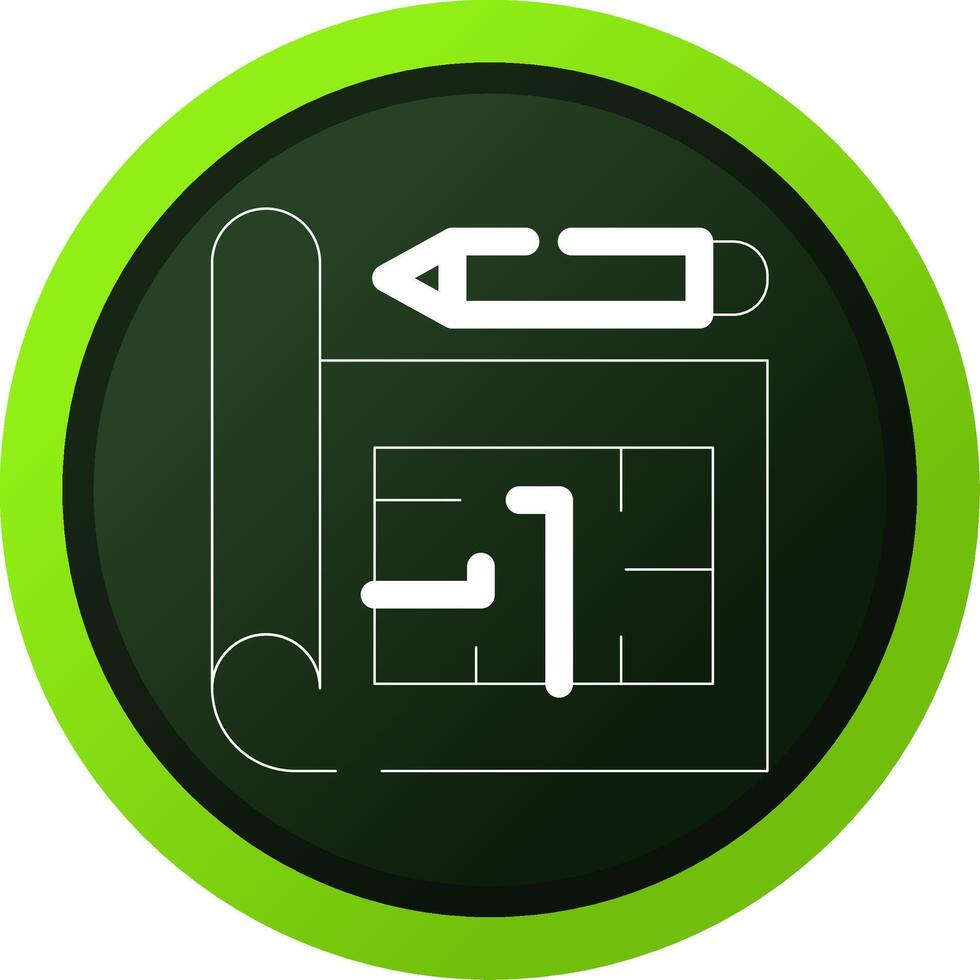 Blueprint Creative Icon Design vector