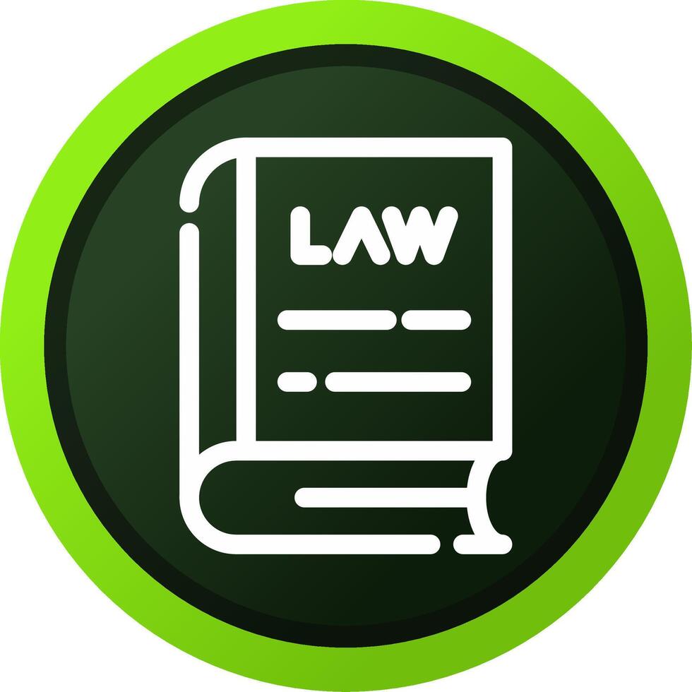 Law Book Creative Icon Design vector