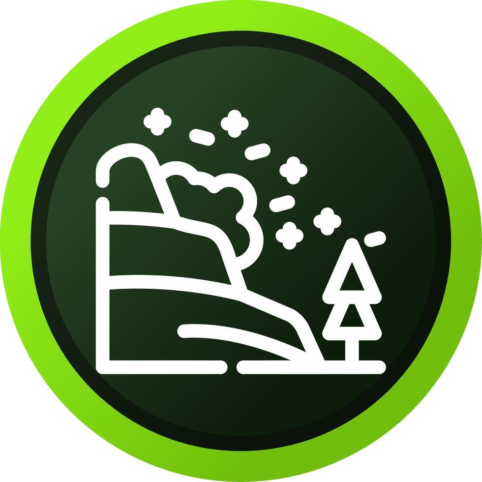 Avalanche Creative Icon Design vector
