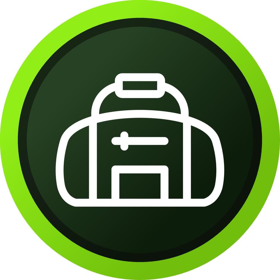 Sport Bag Creative Icon Design vector
