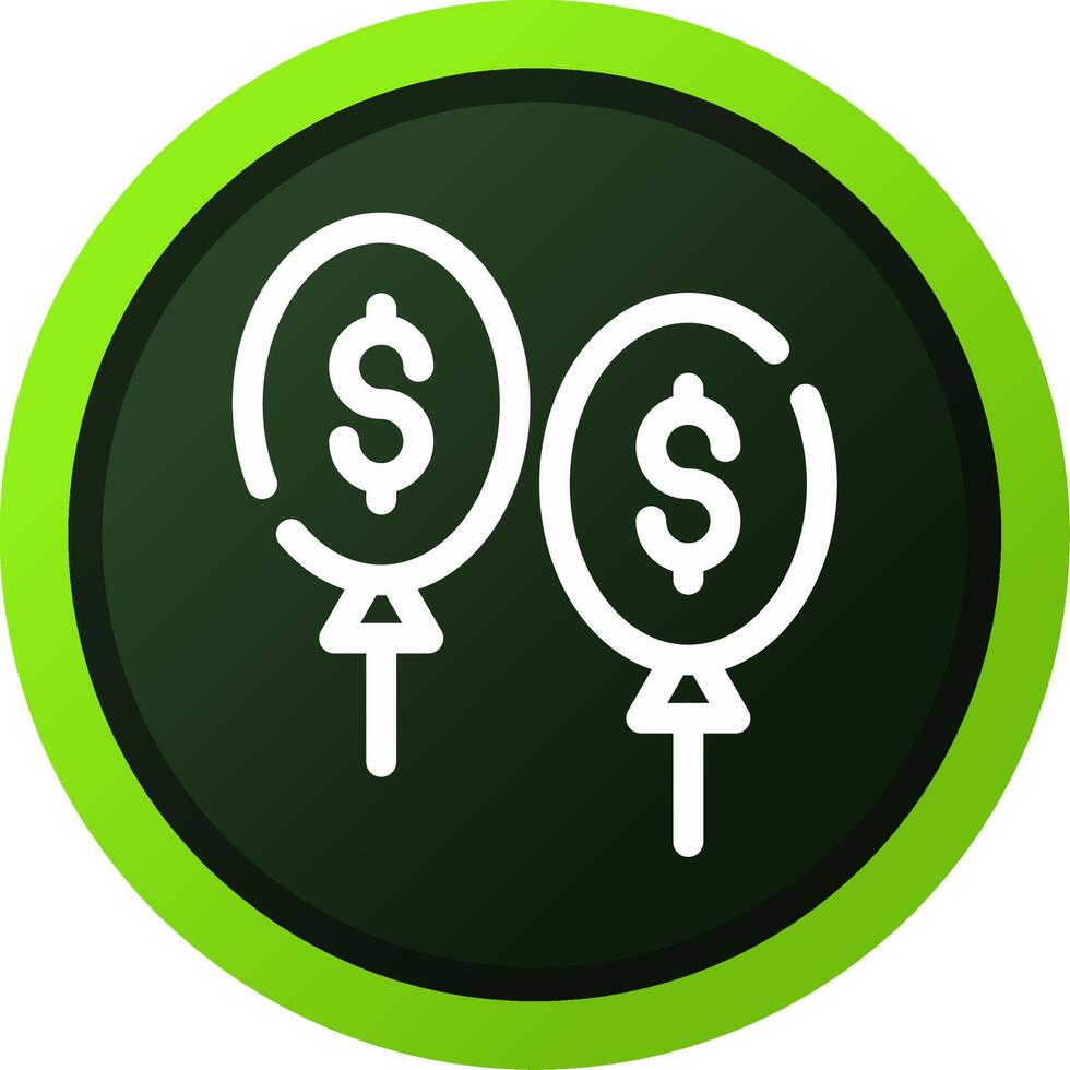 Balloon Payment Creative Icon Design vector