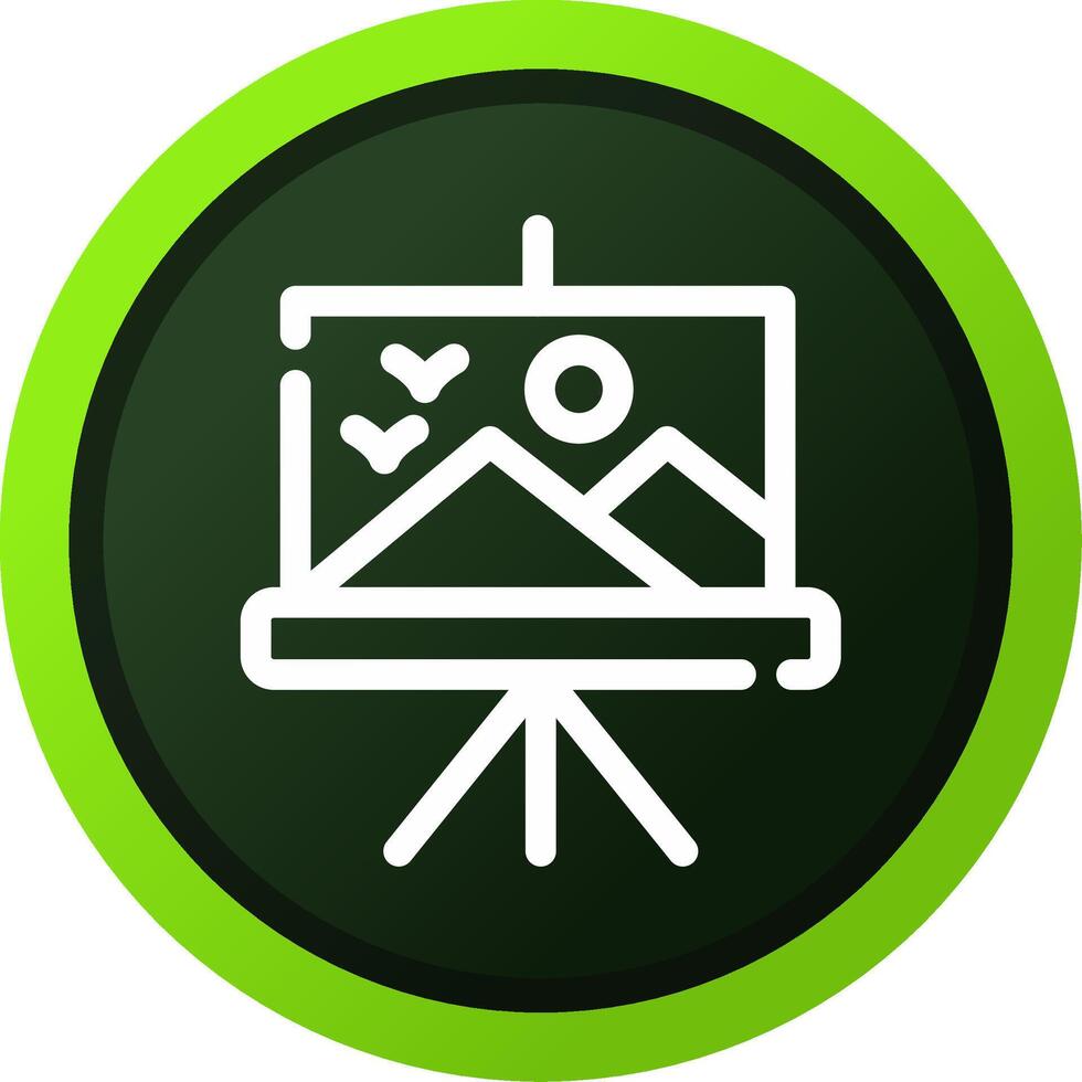Canvas Creative Icon Design vector