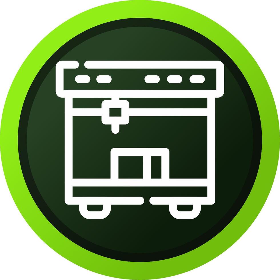 3D Printing Creative Icon Design vector
