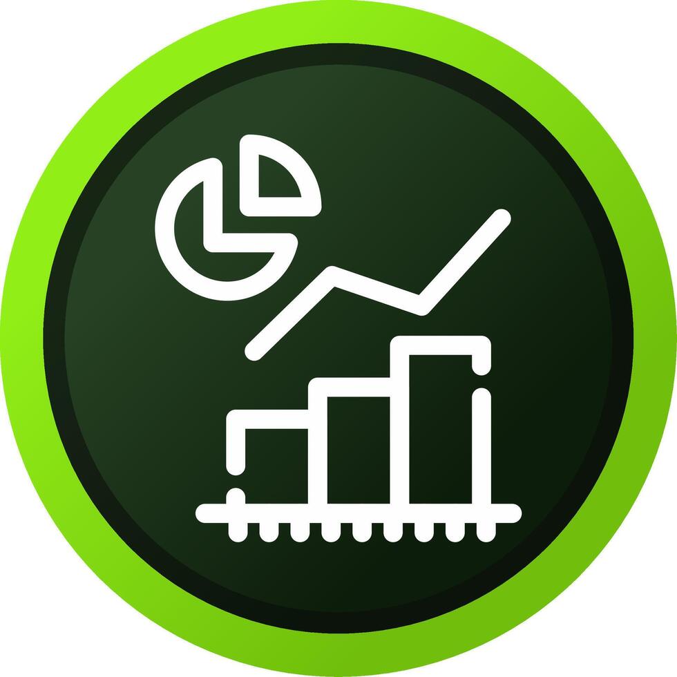 Statistical Analysis Creative Icon Design vector