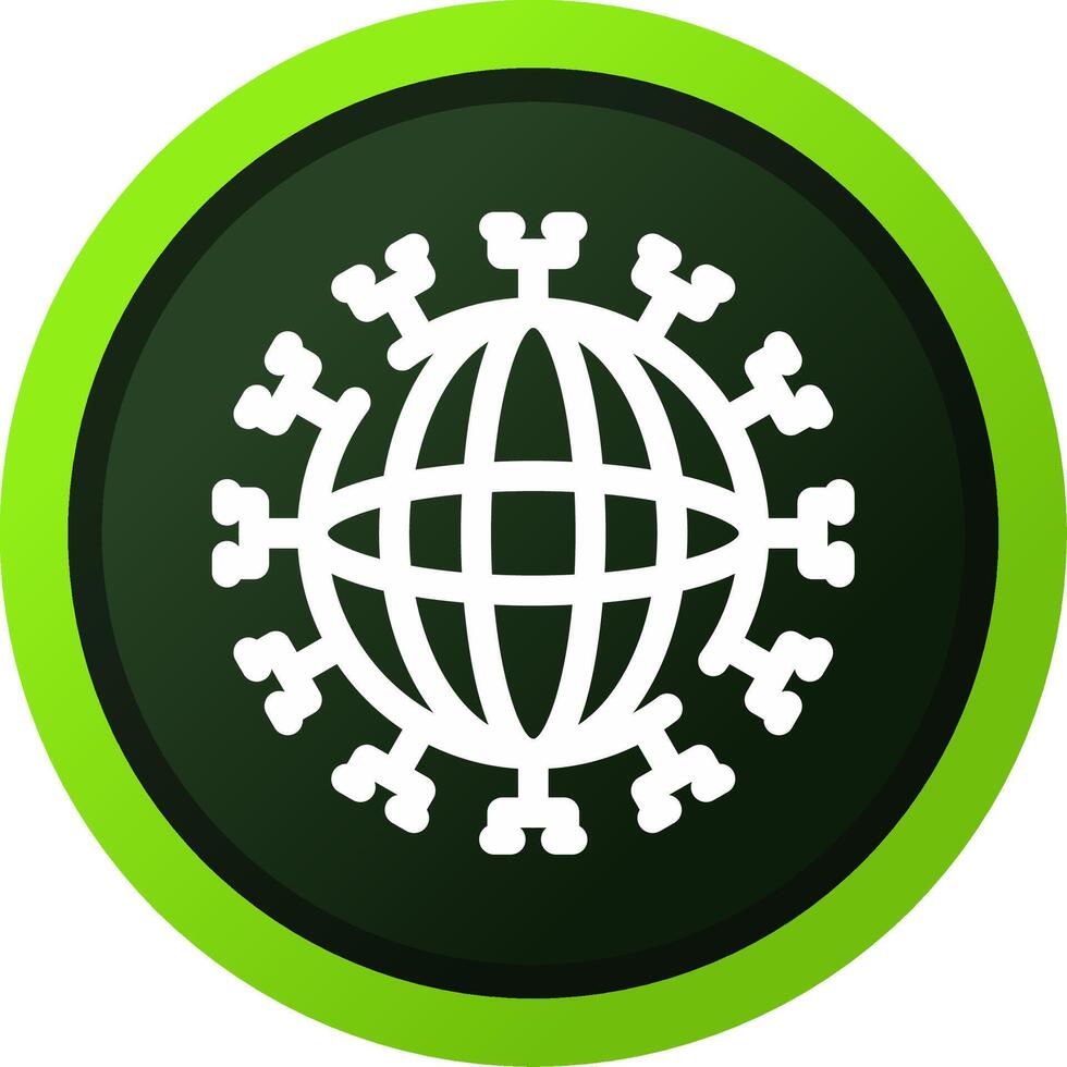 Global Network Creative Icon Design vector