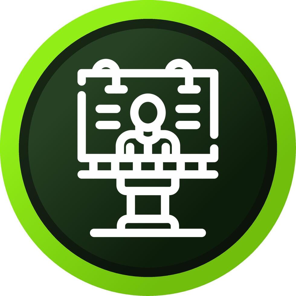 Billboard Creative Icon Design vector