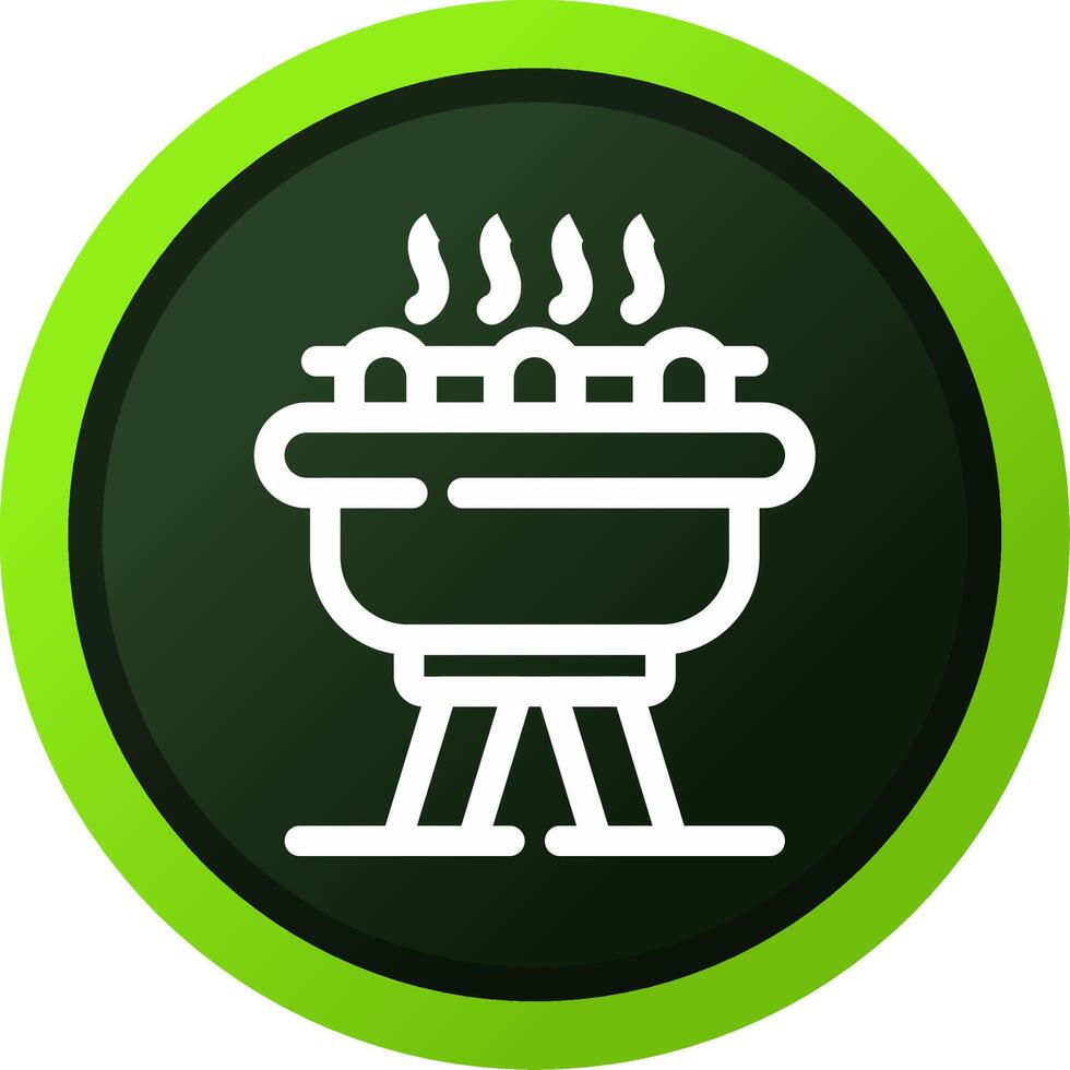 diseño de icono creativo de barbacoa vector