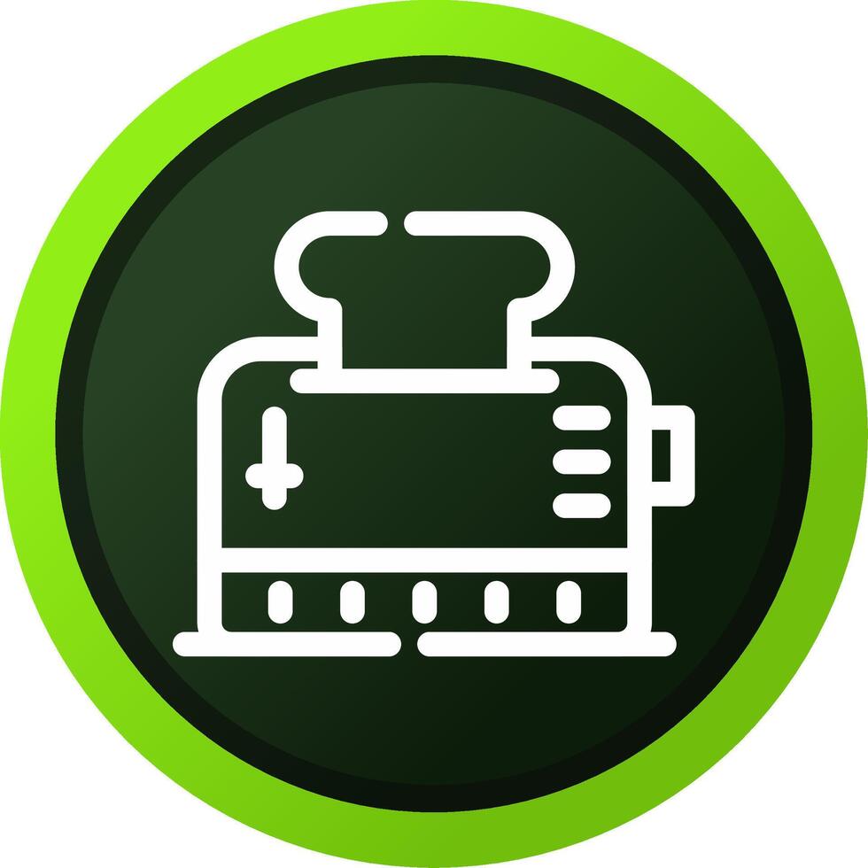Toaster Creative Icon Design vector