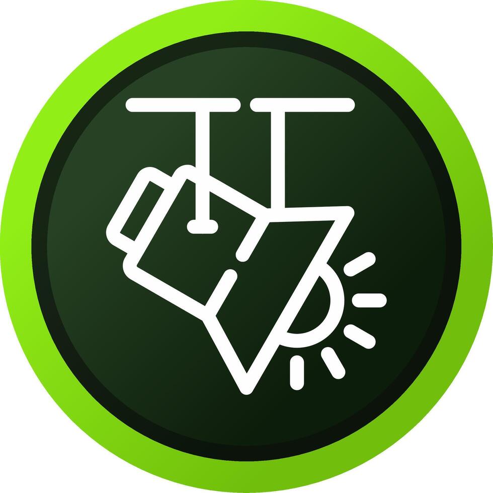 Spotlight Creative Icon Design vector