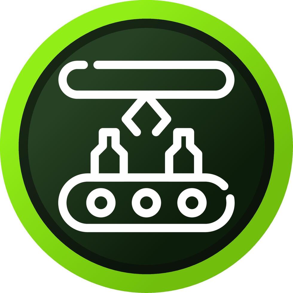 Conveyor Belt Creative Icon Design vector