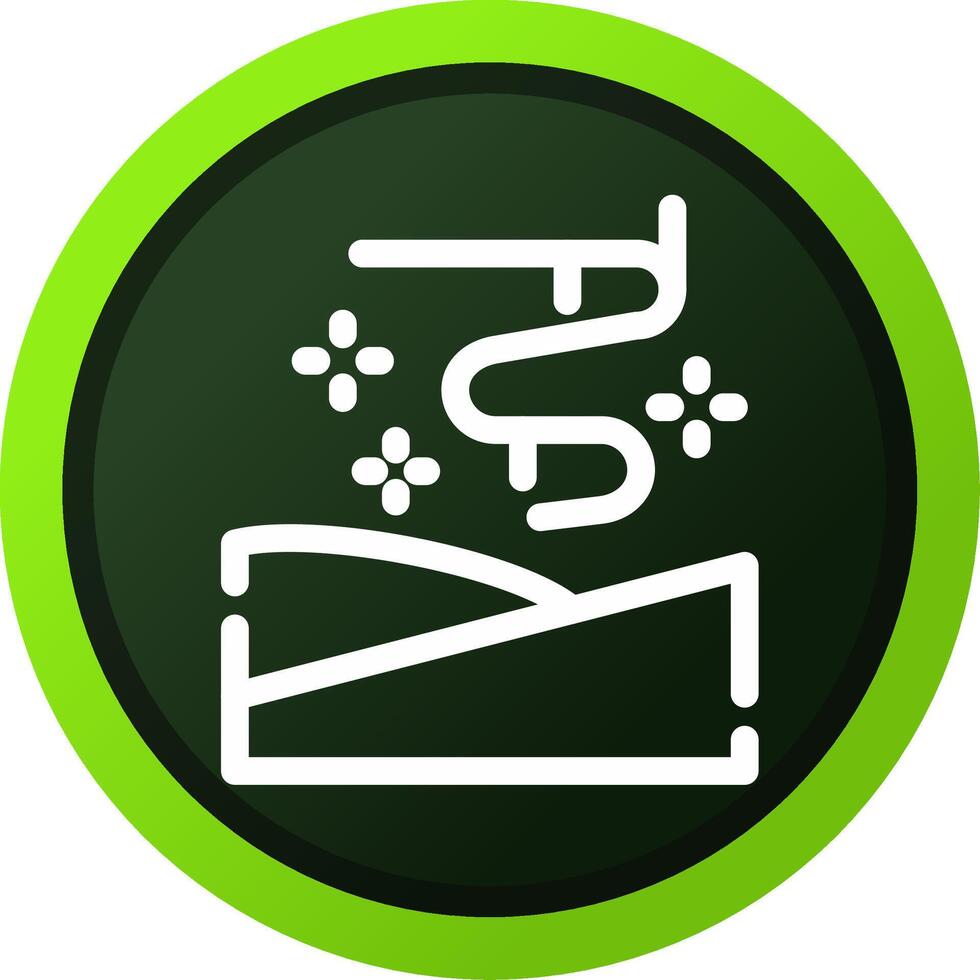 Aurora Borealis Creative Icon Design vector
