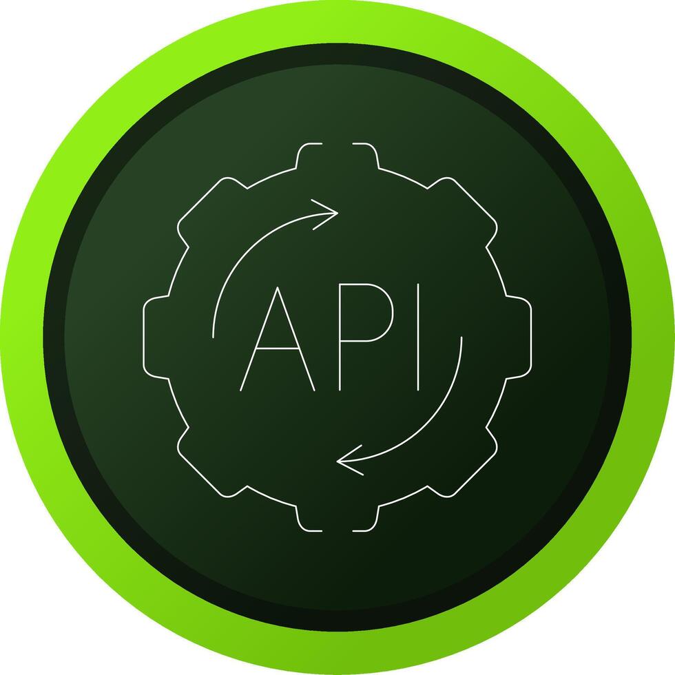 API Creative Icon Design vector