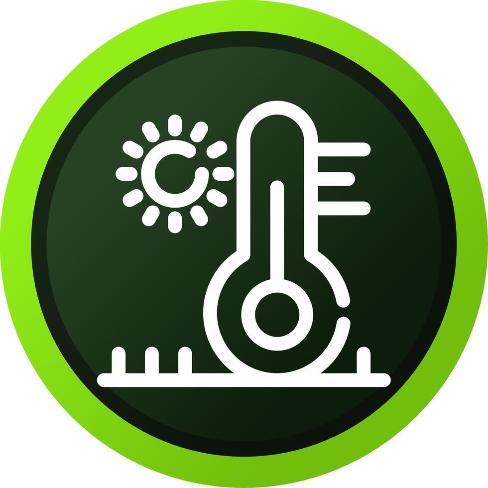High Temperature Creative Icon Design vector