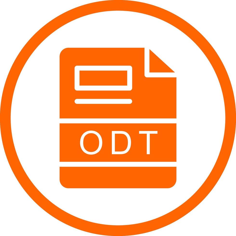 ODT Creative Icon Design vector