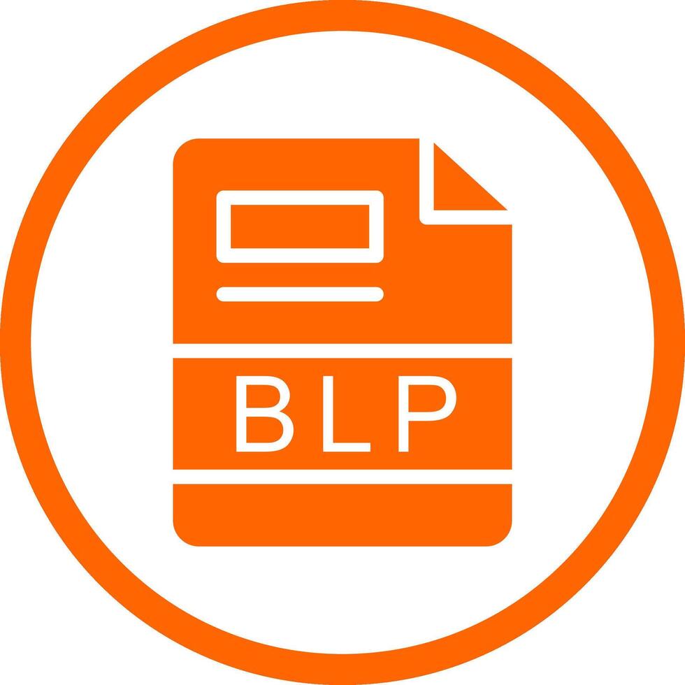 BLP Creative Icon Design vector