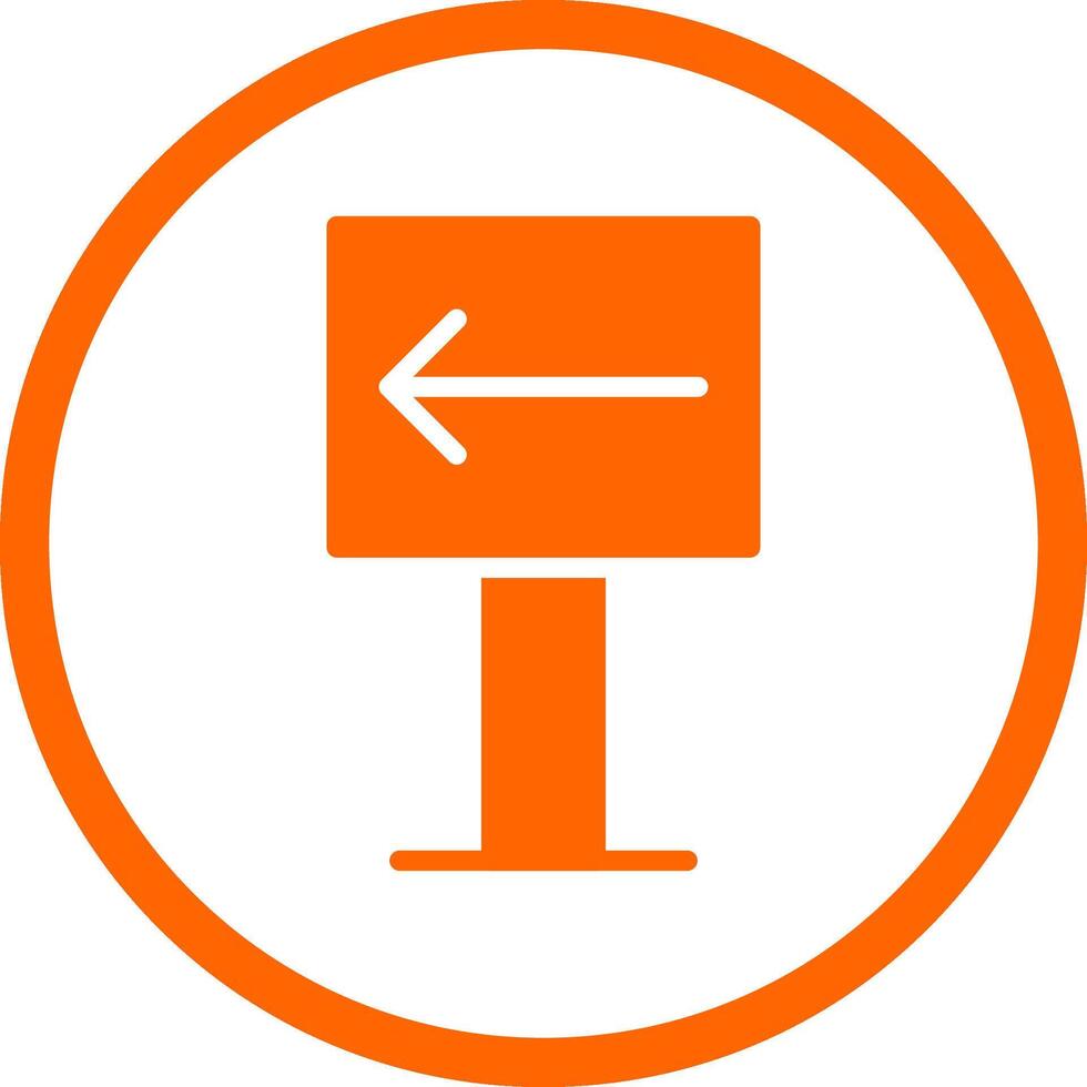 Left Creative Icon Design vector