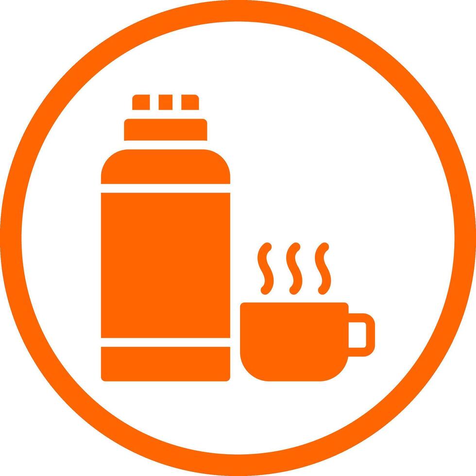 Thermos Creative Icon Design vector