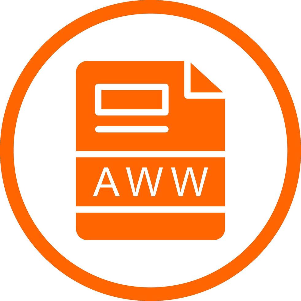 AWW Creative Icon Design vector