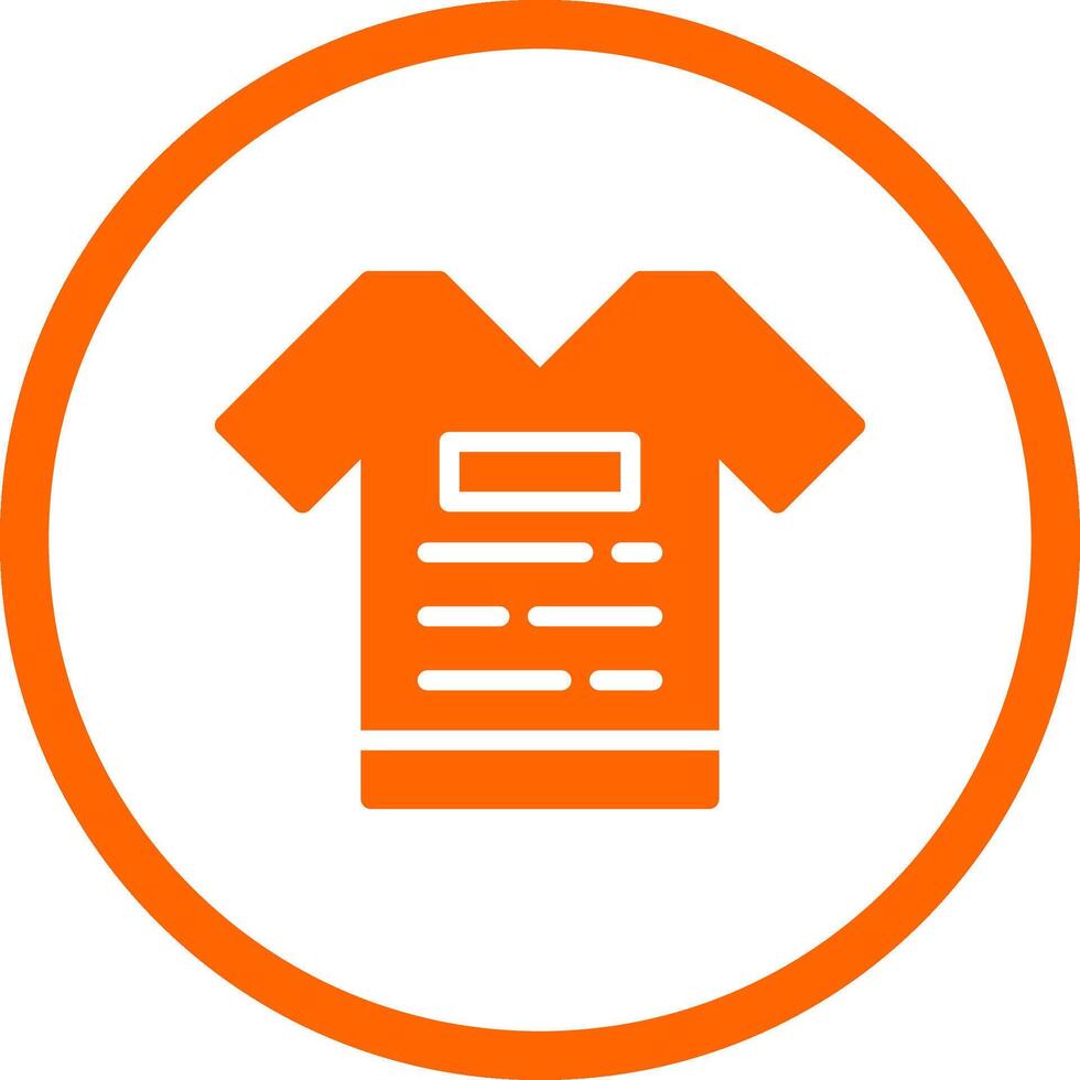Tshirt Creative Icon Design vector