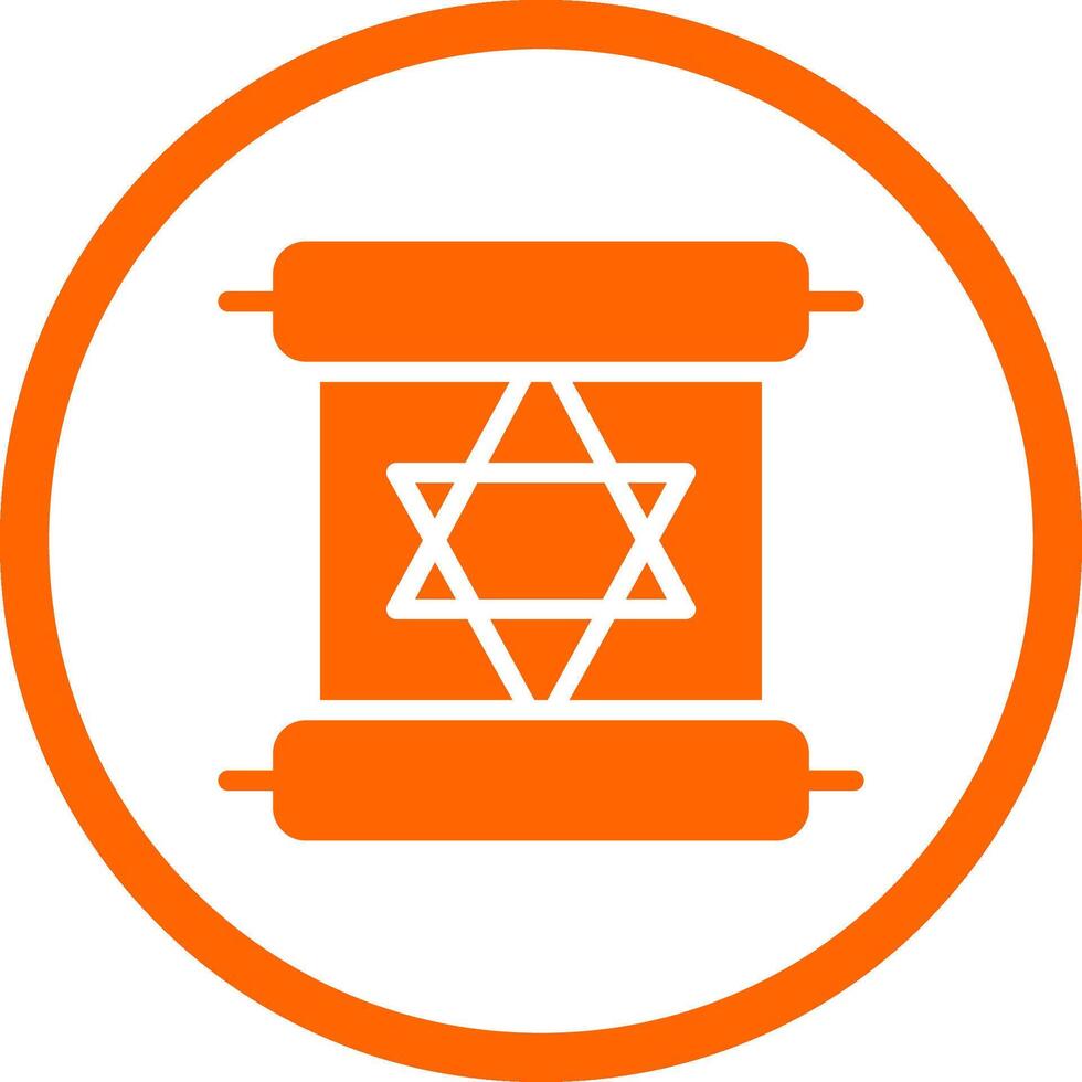 Scroll torah Creative Icon Design vector