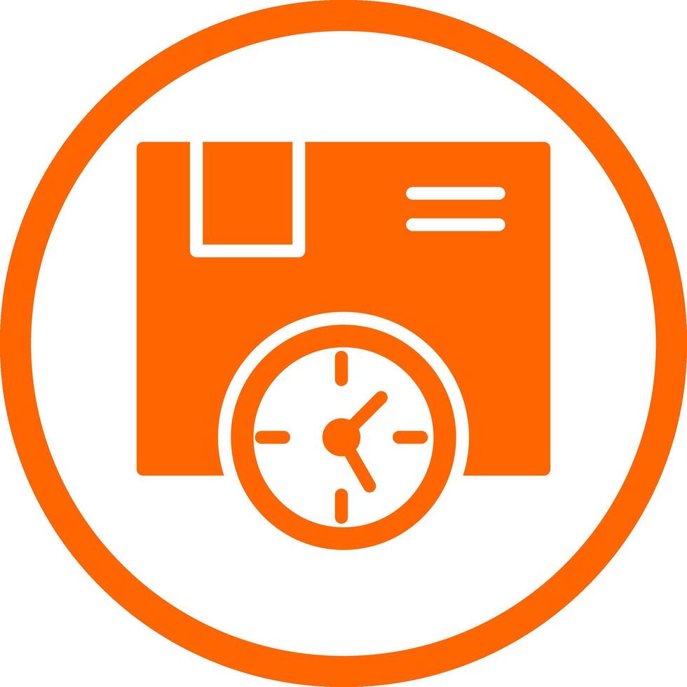 Delivery Time Creative Icon Design vector