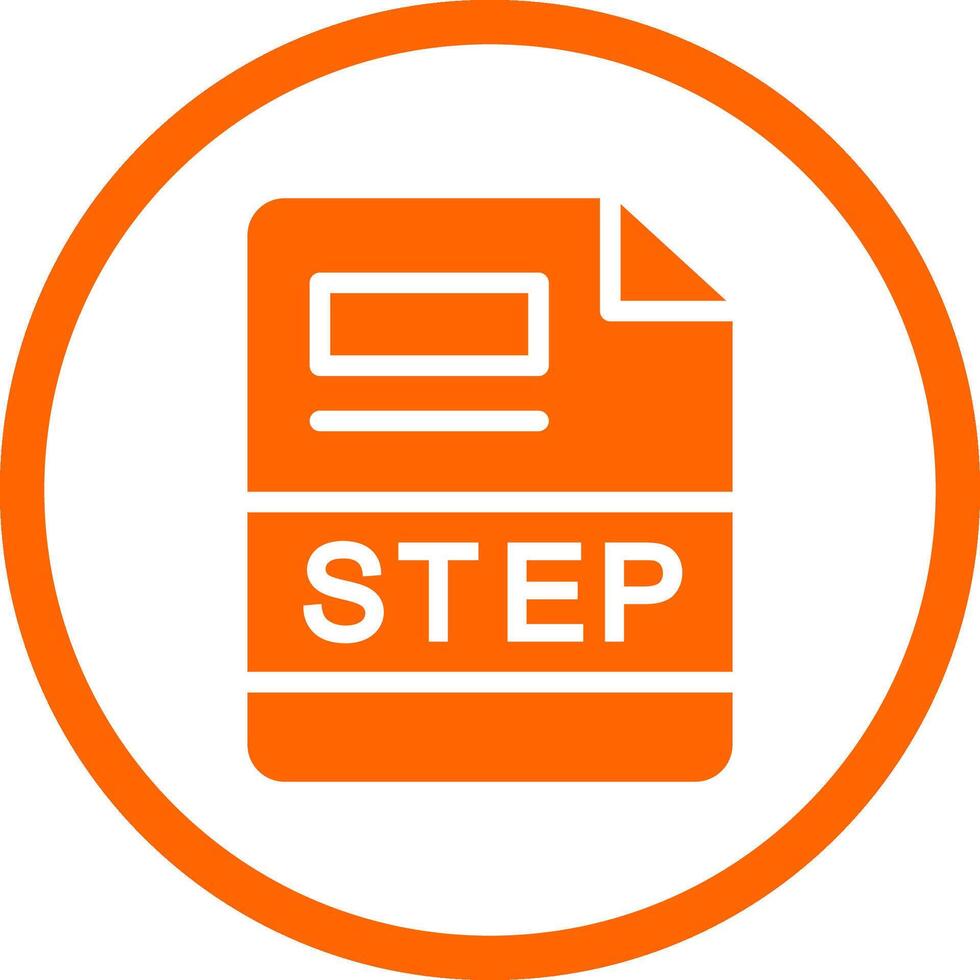 STEP Creative Icon Design vector