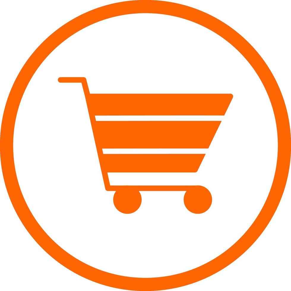 diseño de icono creativo de carrito de compras vector