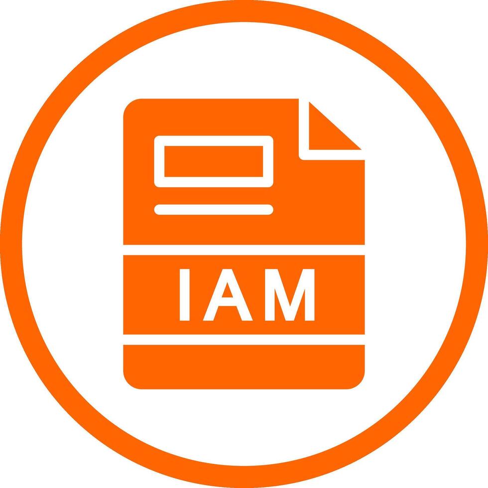 IAM Creative Icon Design vector