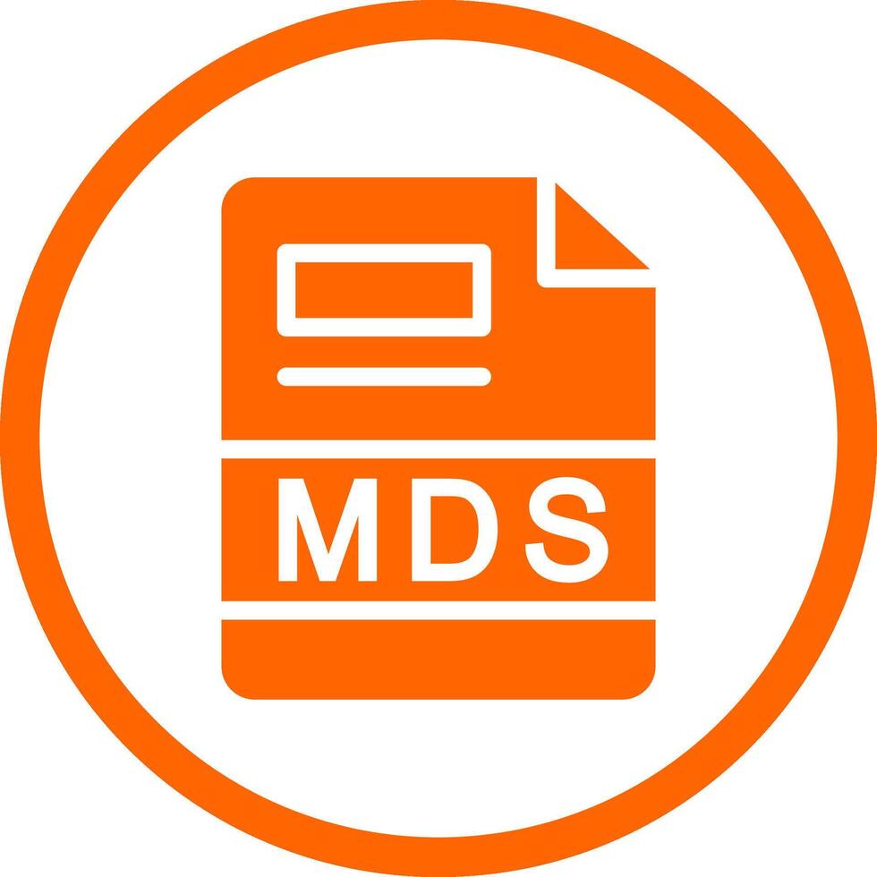 MDS Creative Icon Design vector