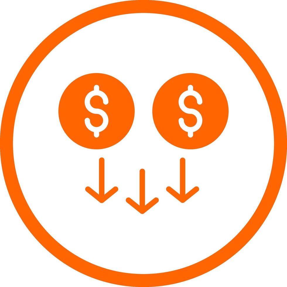 Low Startup Cost Creative Icon Design vector