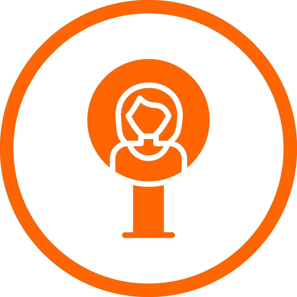 User Placeholder Creative Icon Design vector