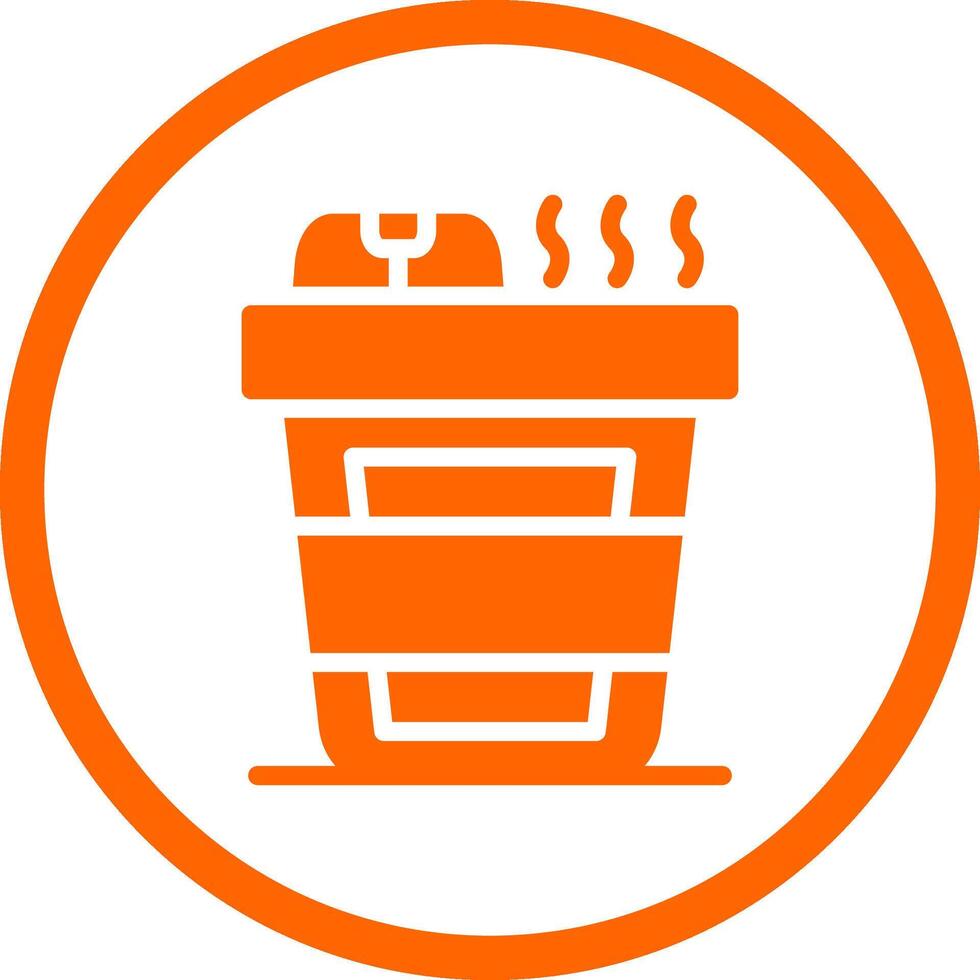 Hot Drink Creative Icon Design vector