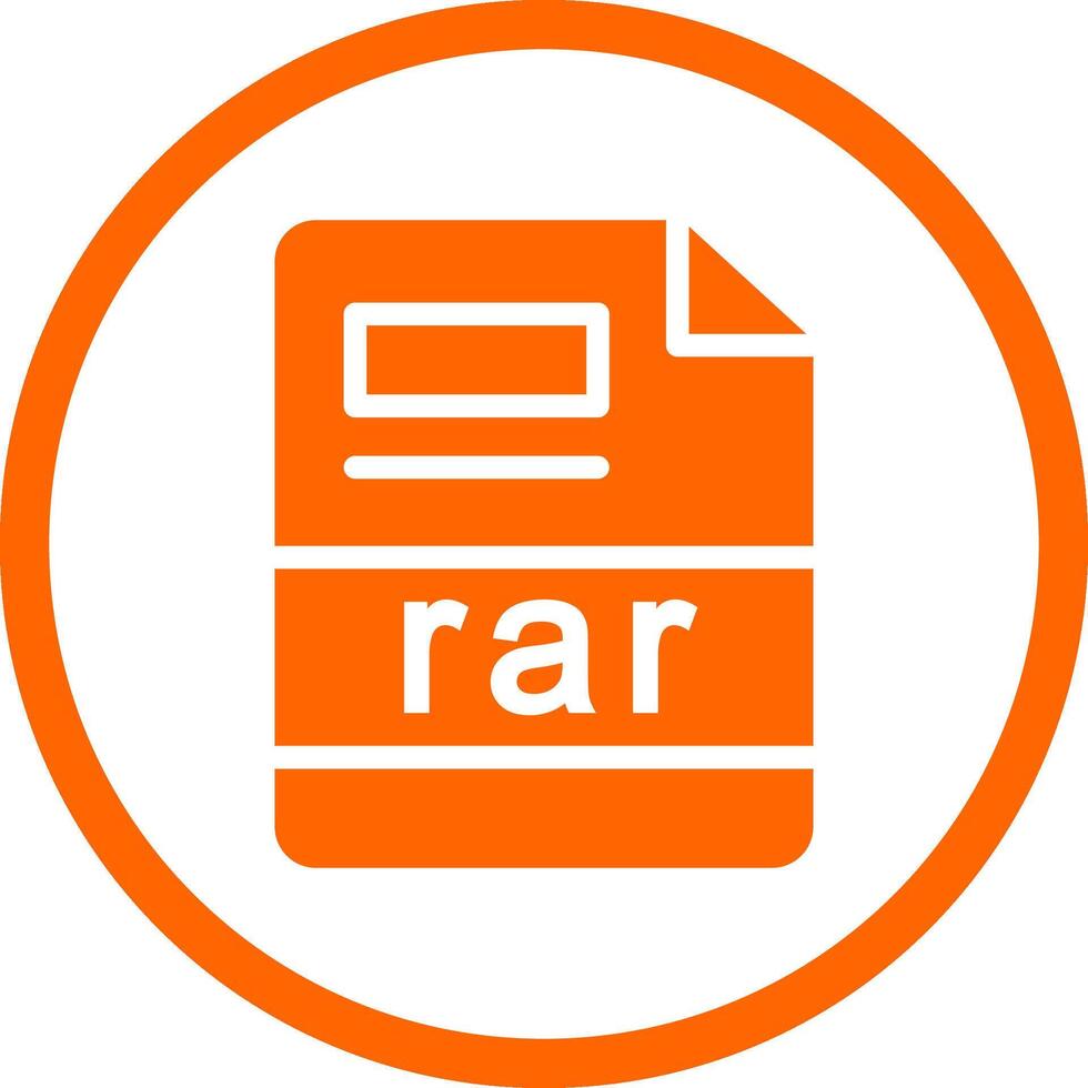 rar Creative Icon Design vector