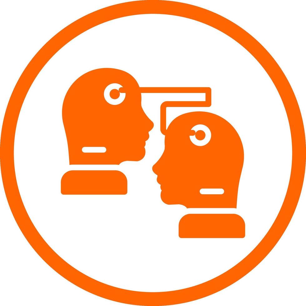 Telepathy Creative Icon Design vector