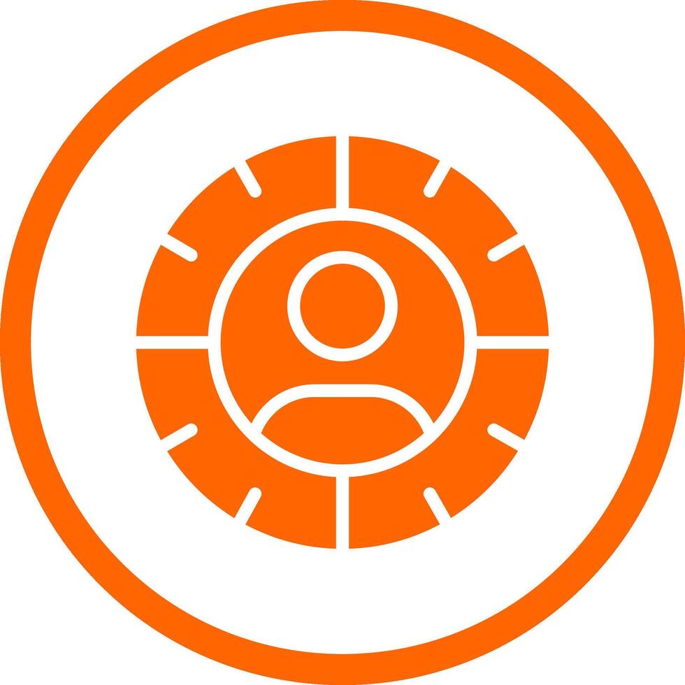 Target Audience Creative Icon Design vector