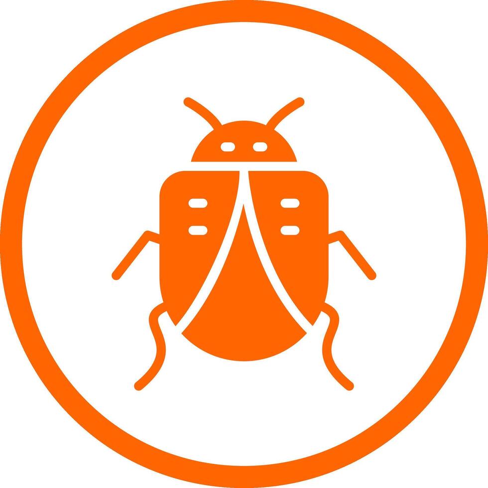 Bug Creative Icon Design vector