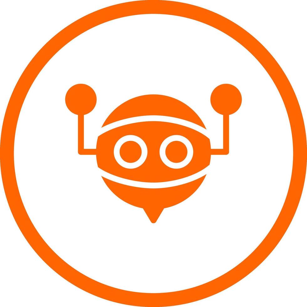 Virtual Assistant Creative Icon Design vector