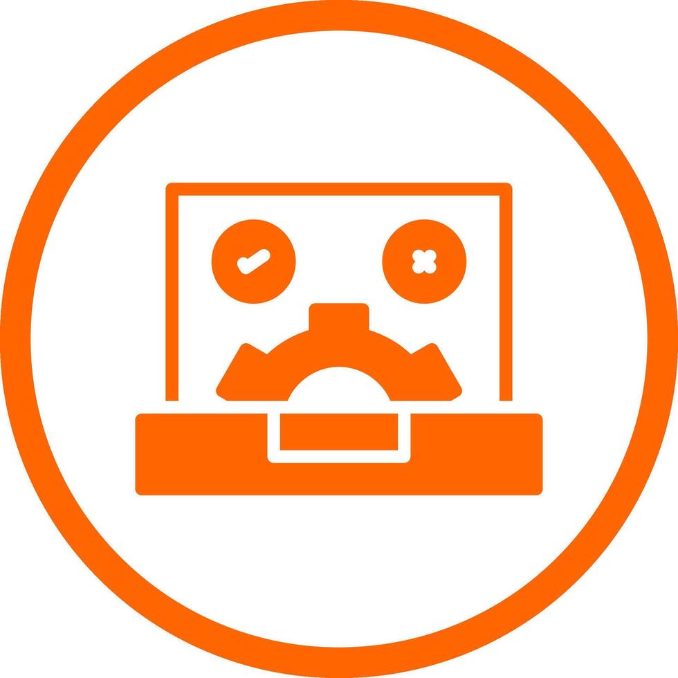 QA Testing Creative Icon Design vector