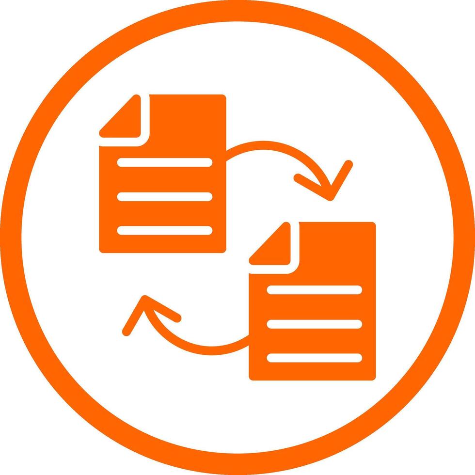 Copy Document Creative Icon Design vector