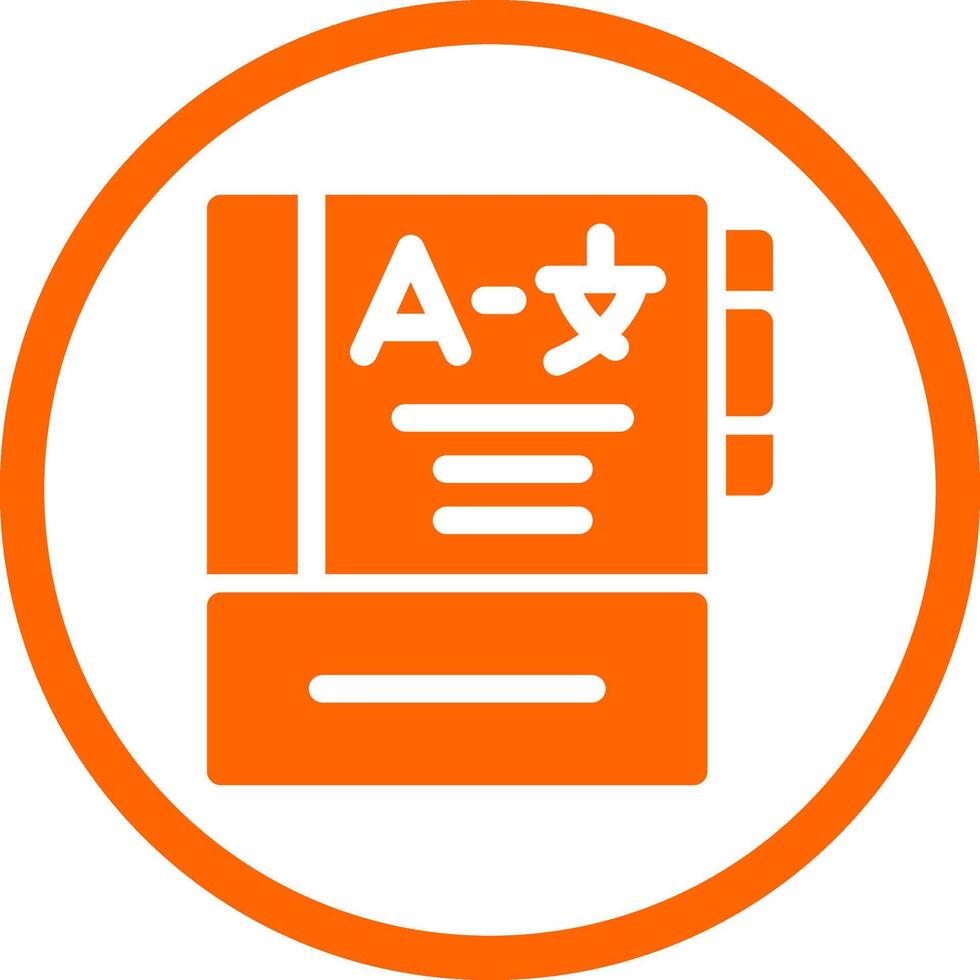 Language Learning Creative Icon Design vector