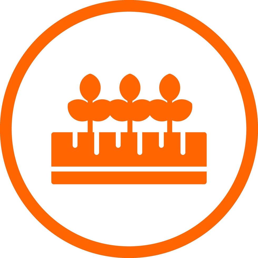 Precision Farming Creative Icon Design vector