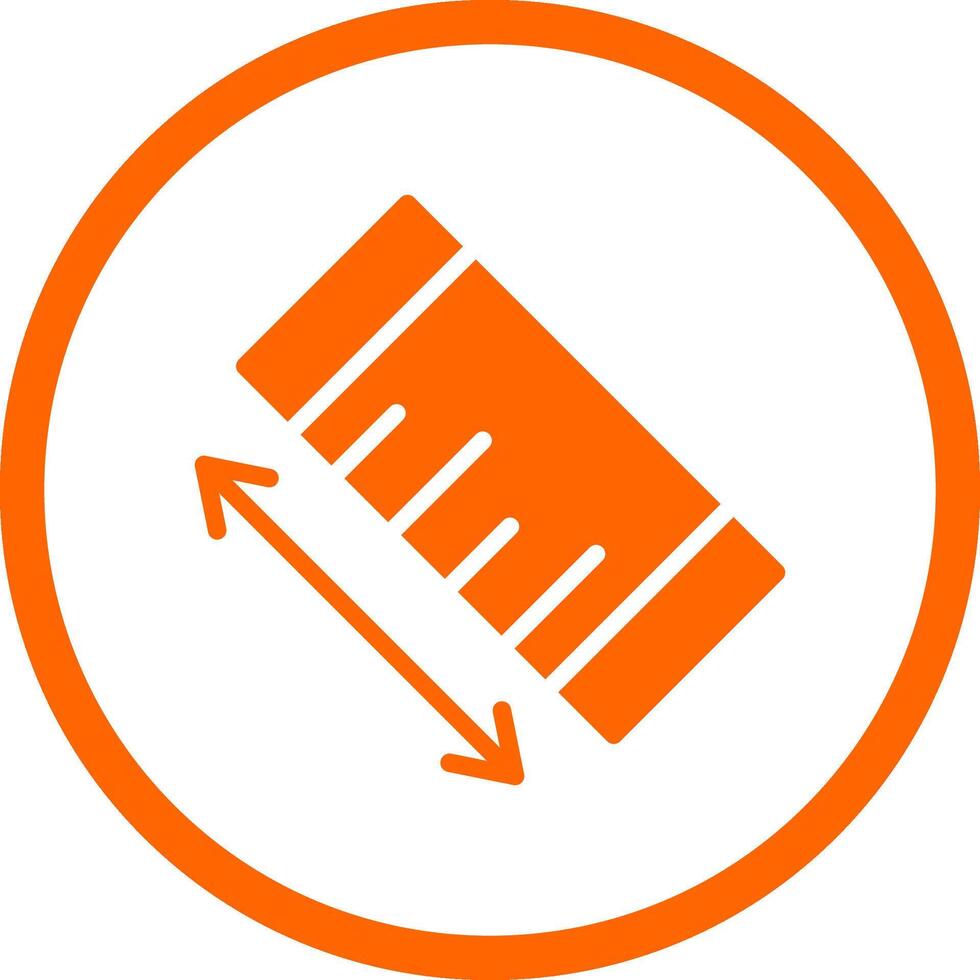 Ruler Creative Icon Design vector