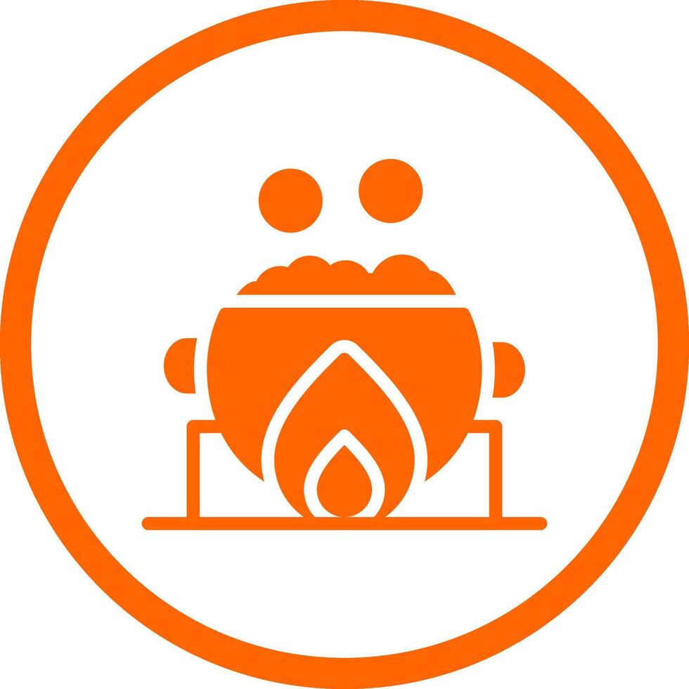 Cauldron Creative Icon Design vector