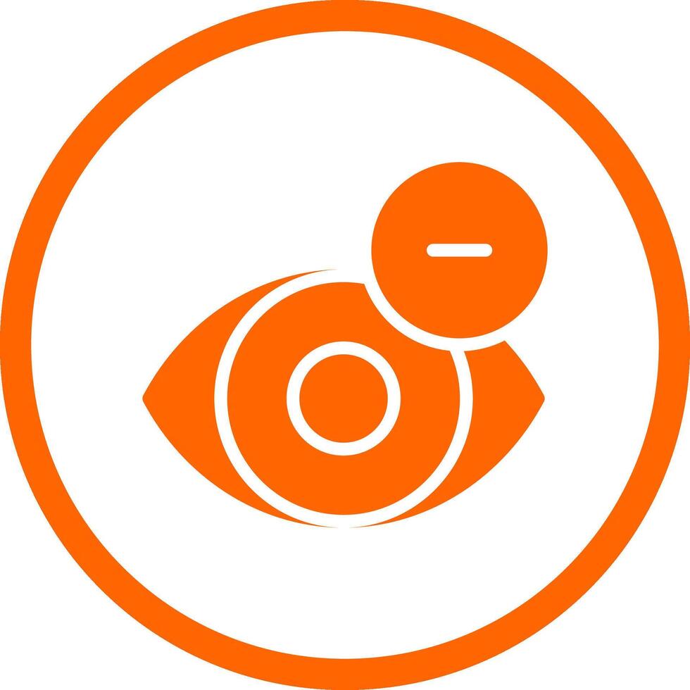 Shortsighted Creative Icon Design vector