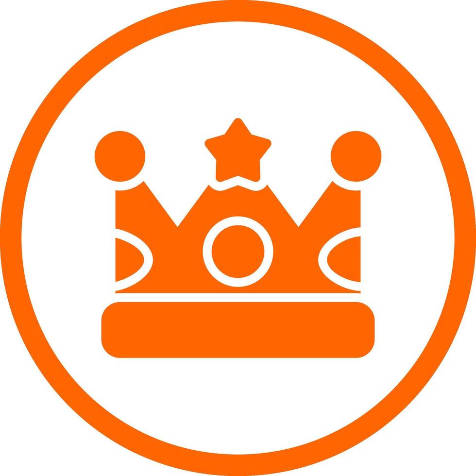 diseño de icono creativo de corona vector