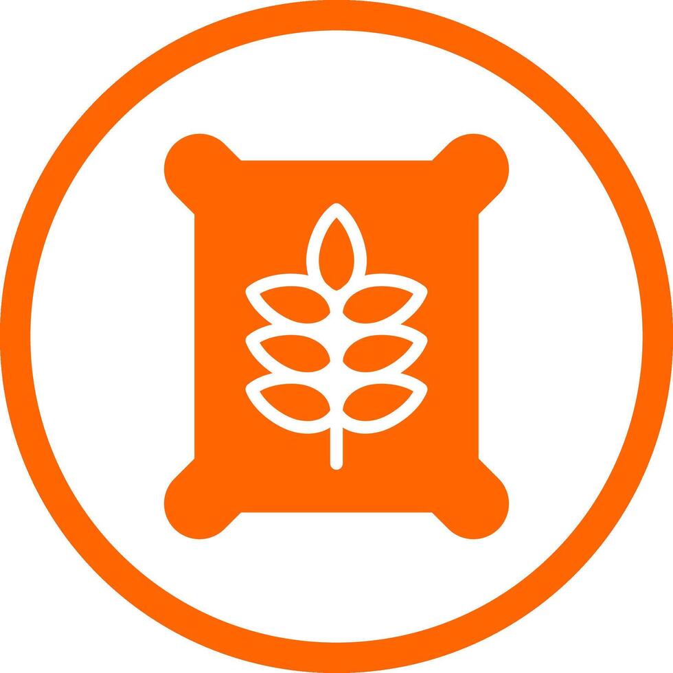 Seed Bag Creative Icon Design vector