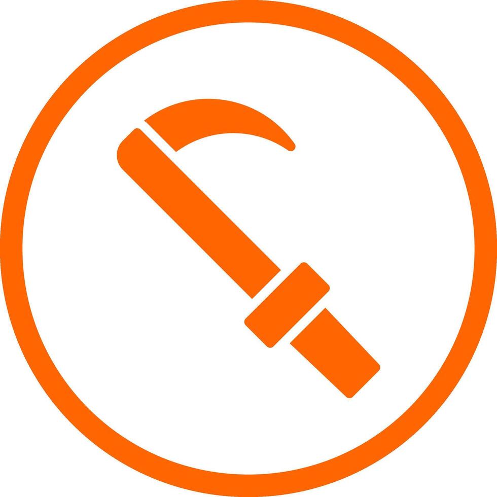 Scythe Creative Icon Design vector