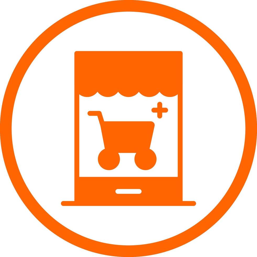 Personalized Web Store Creative Icon Design vector